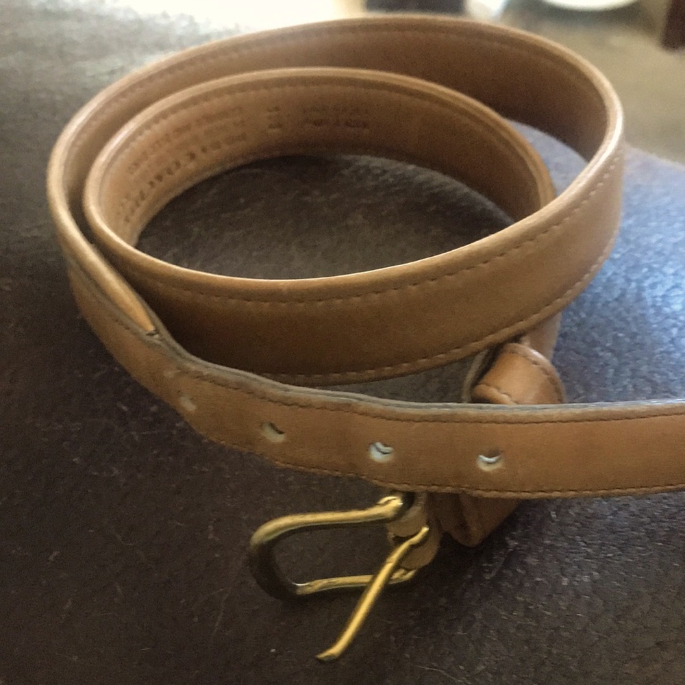 Coach leather belt.